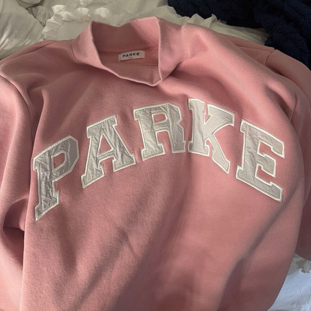 PARKE Pink Valentine’s day mockneck